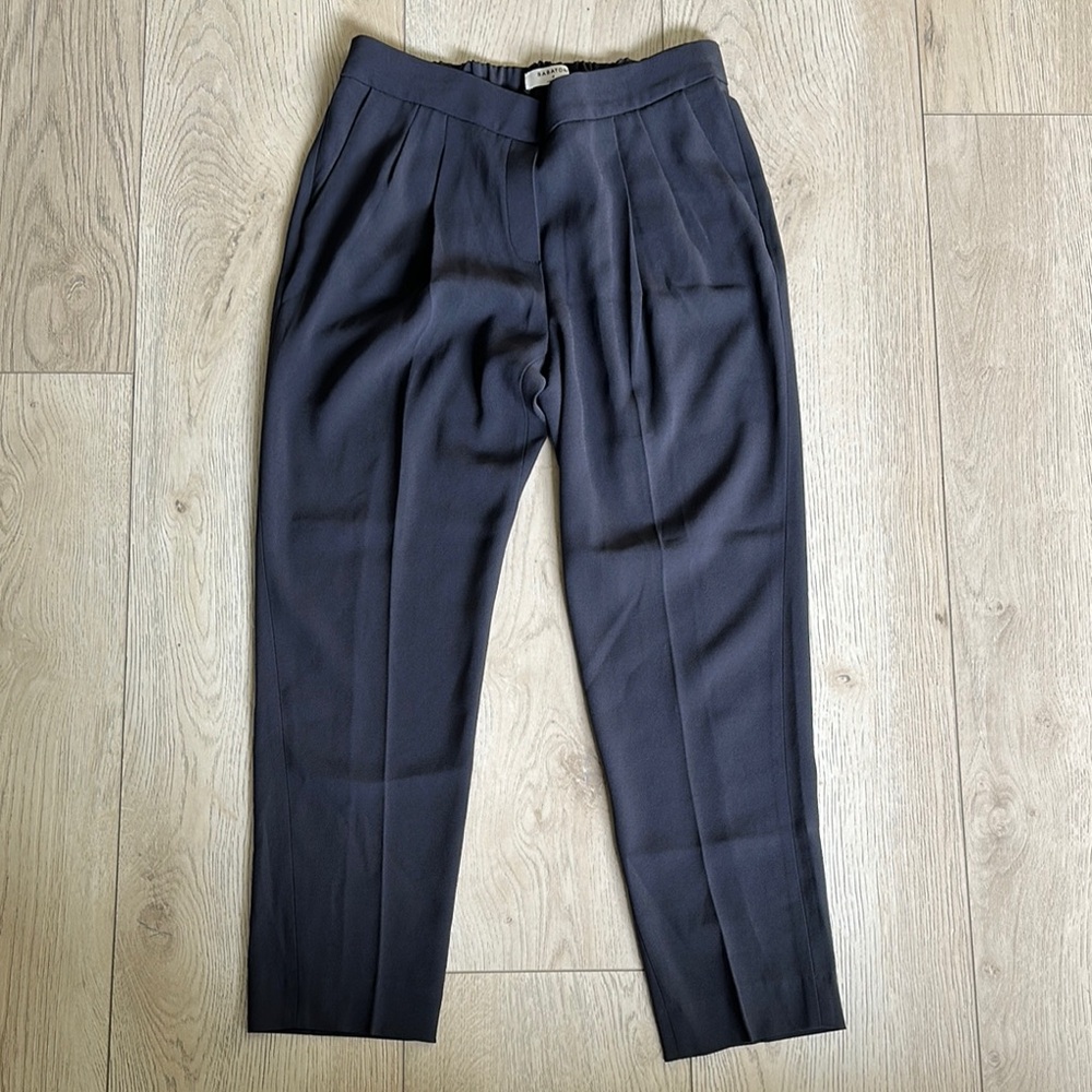 Babaton Black Ankle Cropped Pants Tailored Silhouette